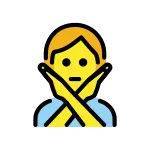 Person Gesturing No SVG Icon